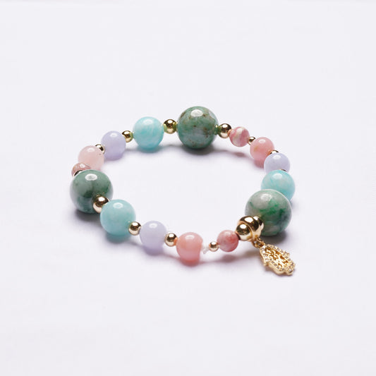 Pastel Jadeite Designer Bracelet