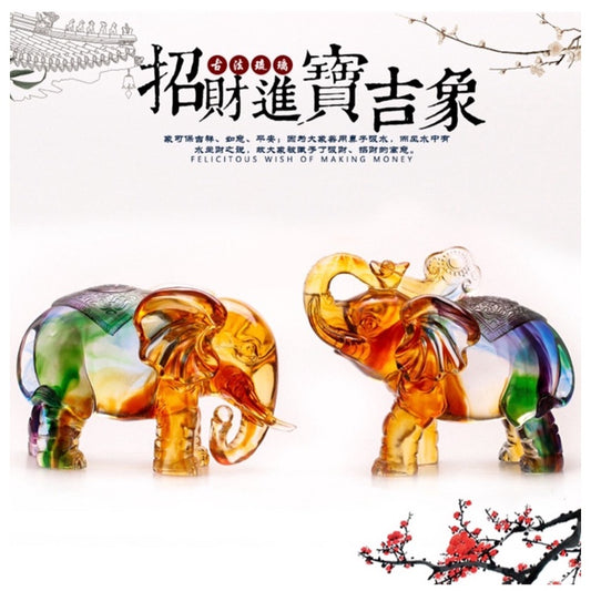 Ruyi Elephant Pair