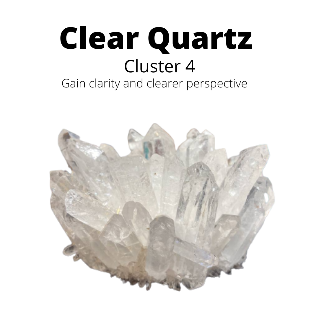 Natural Clear Quartz Cluster