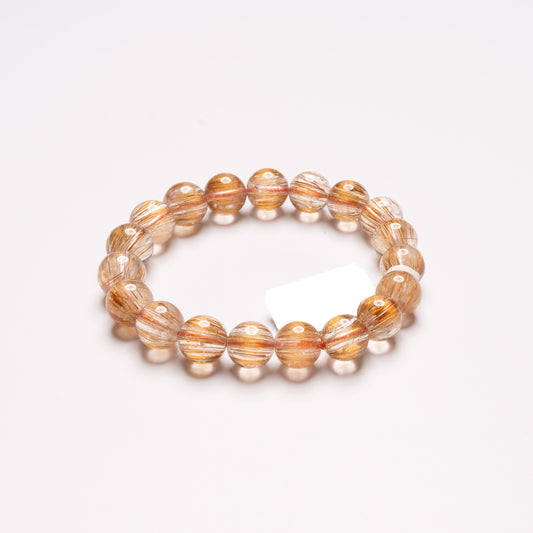 Premium Copper Rutilated Quartz Bracelet