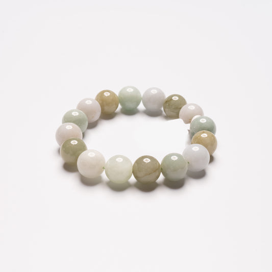 Triple Colour Jade Bracelet