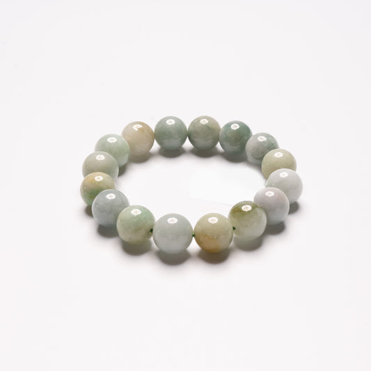 Green and Yellow Jade Bracelet