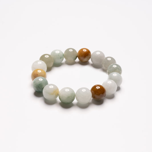 Triple Colour Jade Bracelet