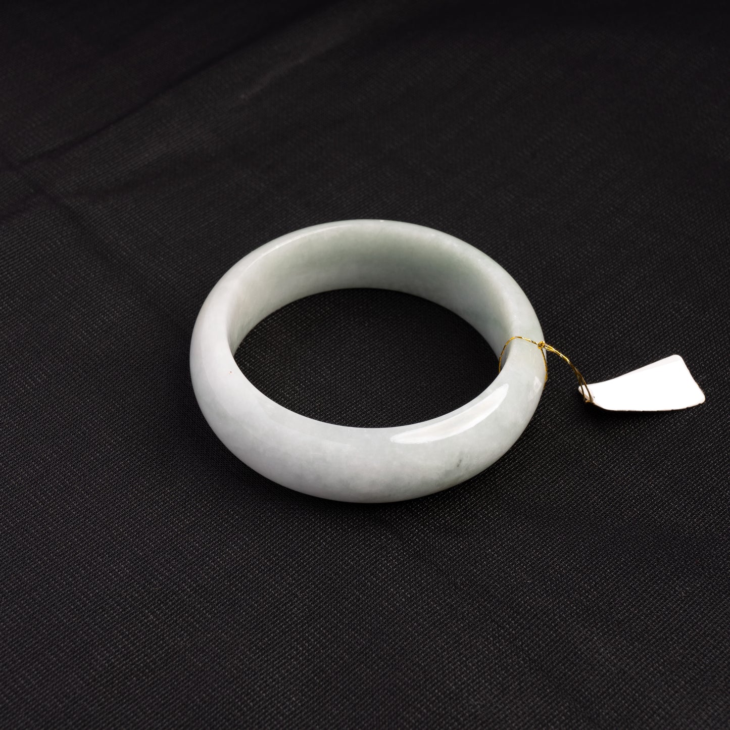 White Green Jade Bangle