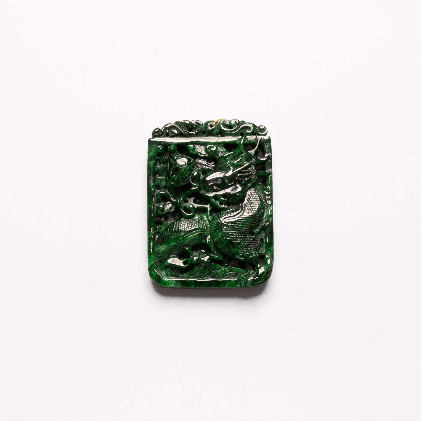 Dragon Mo Jade Pendant