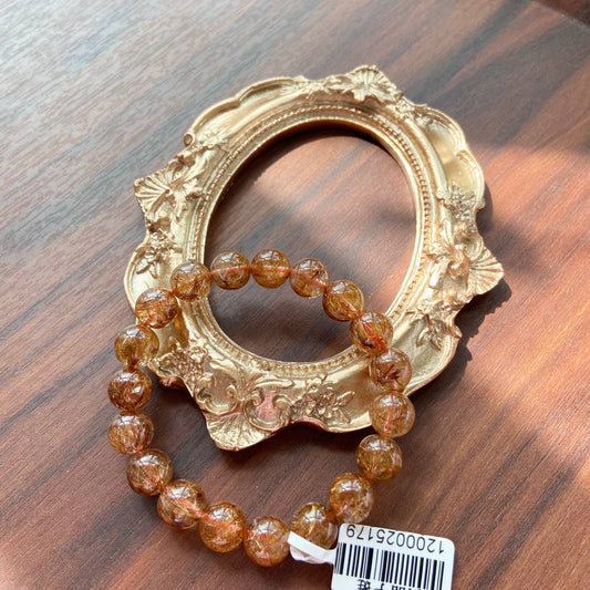 Premium Copper Rutilated Quartz Bracelet