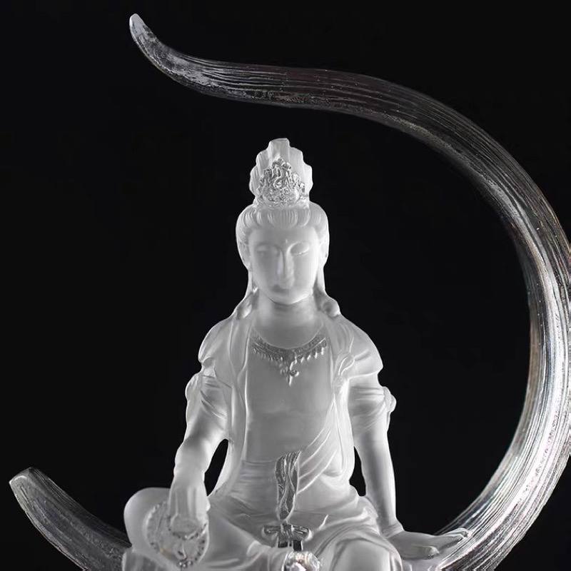 Water and Moon Kuan Guan Yin Bodhisattva Liu Li 古法琉璃水月观音观世音菩萨